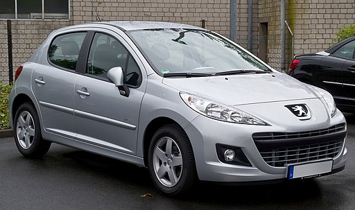 512px-Peugeot_207_75_Forever_(Facelift)_–_Frontansicht,_5._Mai_2012,_Ratingen_(cropped)